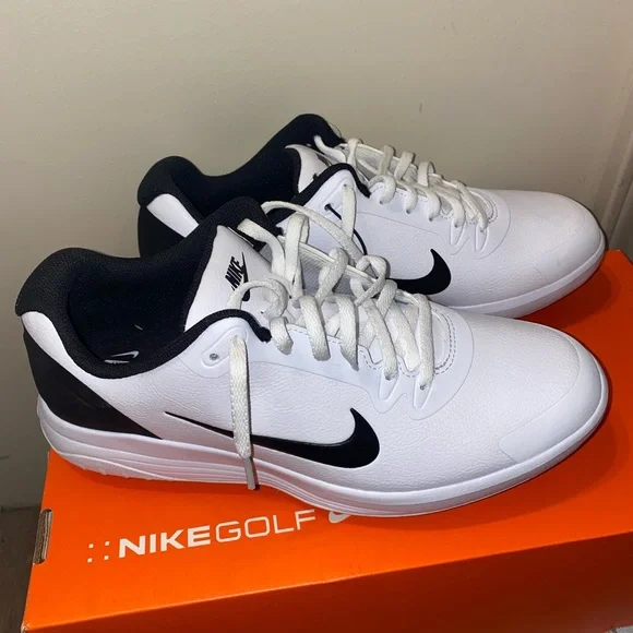 NIKE INFINITY G GOLF SHOES CLEATS MENS CT0531 101 BLACK WHITE - Picture 1 of 5